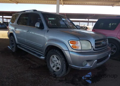 2001 Toyota Sequoia Limited V8 from USA, damaged, VIN 5TDZT38A01S056127